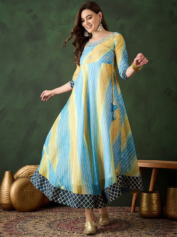 Floor Length Maxi Ethnic Dresses